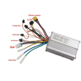 thumbnail image 4 of 48V21A Intelligent Brushless Controller Electric Scooter Modification Accessories 5-Pin S866 White Screen LCD Instrument, 4 of 5