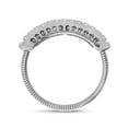 thumbnail image 4 of 14K White Gold Stretch Diamond Band Comfort Ring (.25 ct) 4-Prong Setting, 4 of 5