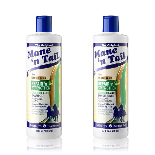 Set de Champú y Acondicionador Mane 'n Tail 591 ml Reparación y Fortalecimiento