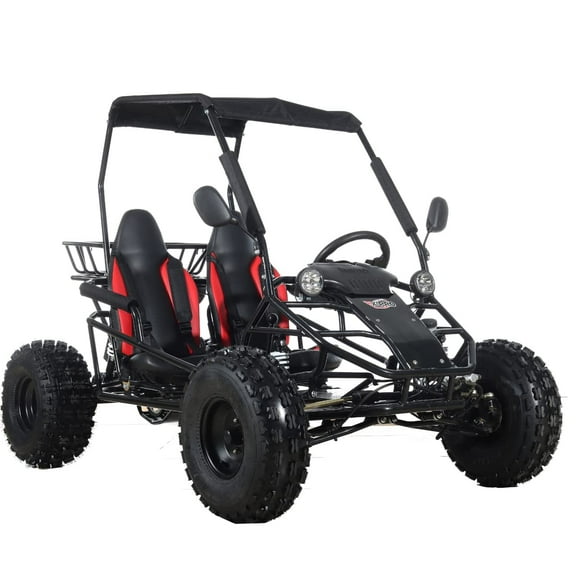 X-Pro Brand New Rover 150 Go Kart with 3-Speed Semi-Automatic Transmission w/Reverse, Big 19"/18" Wheels!