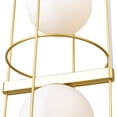 thumbnail image 5 of CWI Lighting Suspension 3 Lumières avec Médaillon Finition Or, 5 of 5