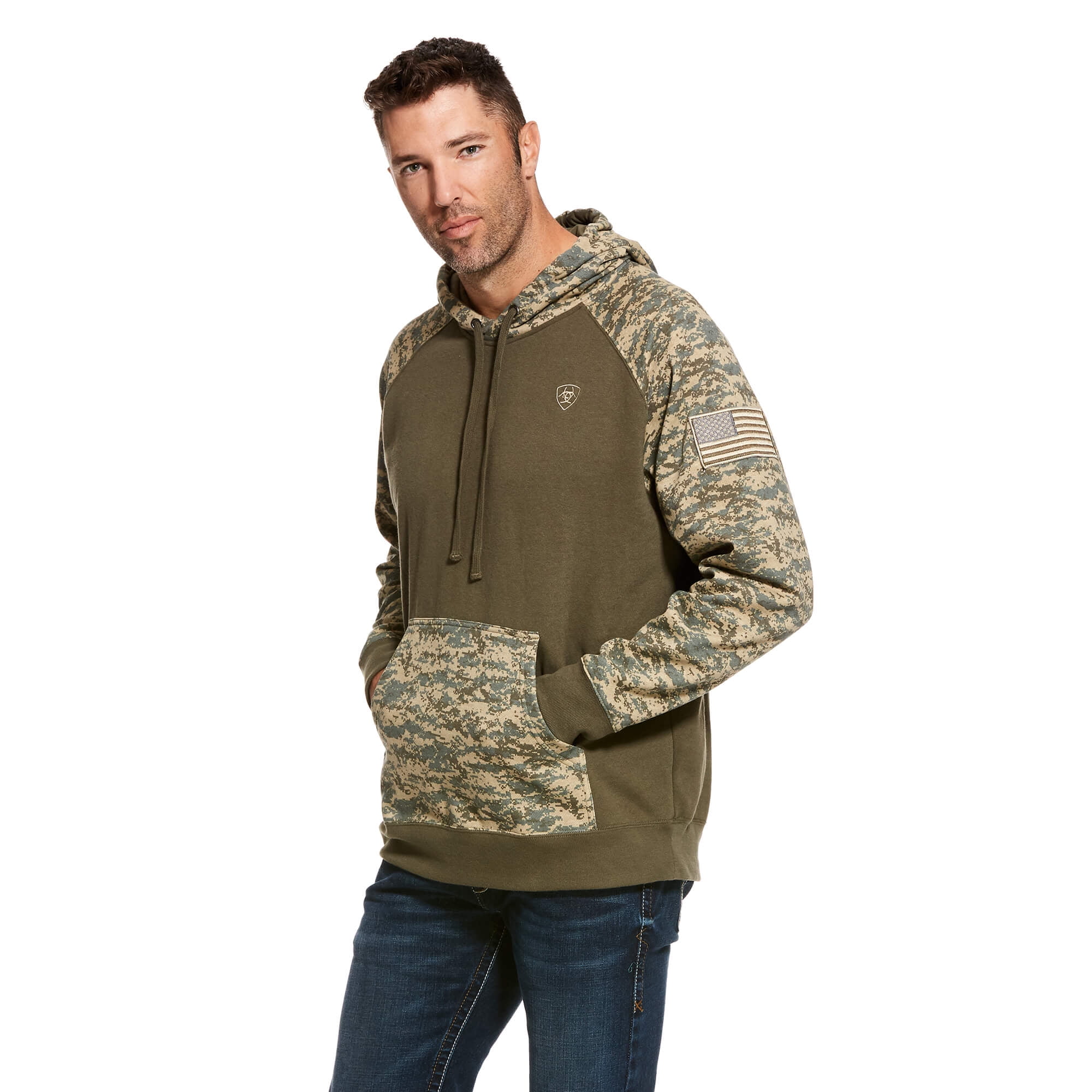digital camo hoodie