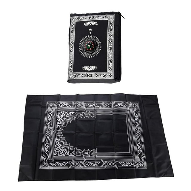Prayer for Women And Men Traditional Praying Mat for s Black