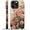 Bright White and Pink Roses, variant on Compatible with iPhone 14 Pro Case, Pandas Chew Bamboo 14 Pro 2 in 1 Silicone Mixed Hard Pc Case, Durable Shock-Proof Protection Pattern Design