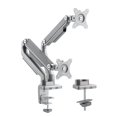 thumbnail image 1 of Uplite Dual Desk Mount Full Motion with Spring-Assisted Swivel Stand Fully Adjustable Monitor Arm up to 32" Monitor, 1 of 5