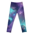 thumbnail image 4 of vokkrv Girls Athletic Leggings Kids Dance Workout Running Yoga Pants with Hidden Pocket Multicolor B 11-12 Years, 4 of 4