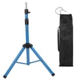 thumbnail image 2 of Mannequin Head Stand, Cabeza Giratoria Profesional de la Cabeza Azul del Trípodos del Trípodos Altura de Servicio Pesado Ajusticable Ajusticable para Peluquería, 2 of 7