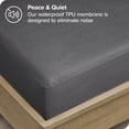thumbnail image 4 of Bare Home Mattress Protector - Waterproof - Vinyl Free - Hypoallergenic - Queen, Gray, 4 of 8