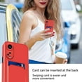 thumbnail image 3 of Compatible with Oppo Reno 8T 5G Case with Card Holder Shockproof Oppo Reno 8T 5G Phone Case for Women Men Soft Silicone TPU Bumper Protective Case (Red), 3 of 12