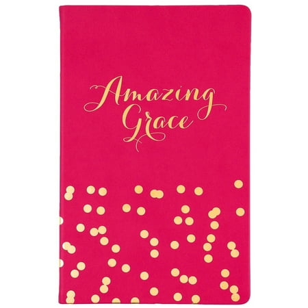 AMAZING GRACE Leather-like 5one-half inchx8one-half inch Journal by Eccolo trade Christian Bible Collection