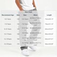 thumbnail image 4 of SSYGGI Kids Boys' Cargo Pants Outdoor Baggy Hiking Pants Stretch Elastic Waist School Uniform Pants Pull on Wide Leg Joggers for Teen Boys Trousers with Multi Pockets, 4 of 8
