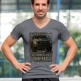 thumbnail image 4 of The Power Has Shifted V-Neck T-shirt 702HP American Pickup Truck Offroad Muscle 4x4 High Torque Built For Power Tee, 4 of 7