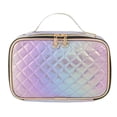 thumbnail image 1 of MasteelfCA 1Pc Handheld Delicate Toiletry Bag Multifunction Portable Cosmetic Bag Purple, 1 of 7