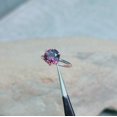 thumbnail image 3 of Created Alexandrite Ring, 925 Sterling Silver Ring, Alexandrite Ring, Color Change Stone Ring, Round Cut Alexandrite Ring, Ring for Gift Wedding Gift, 3 of 3