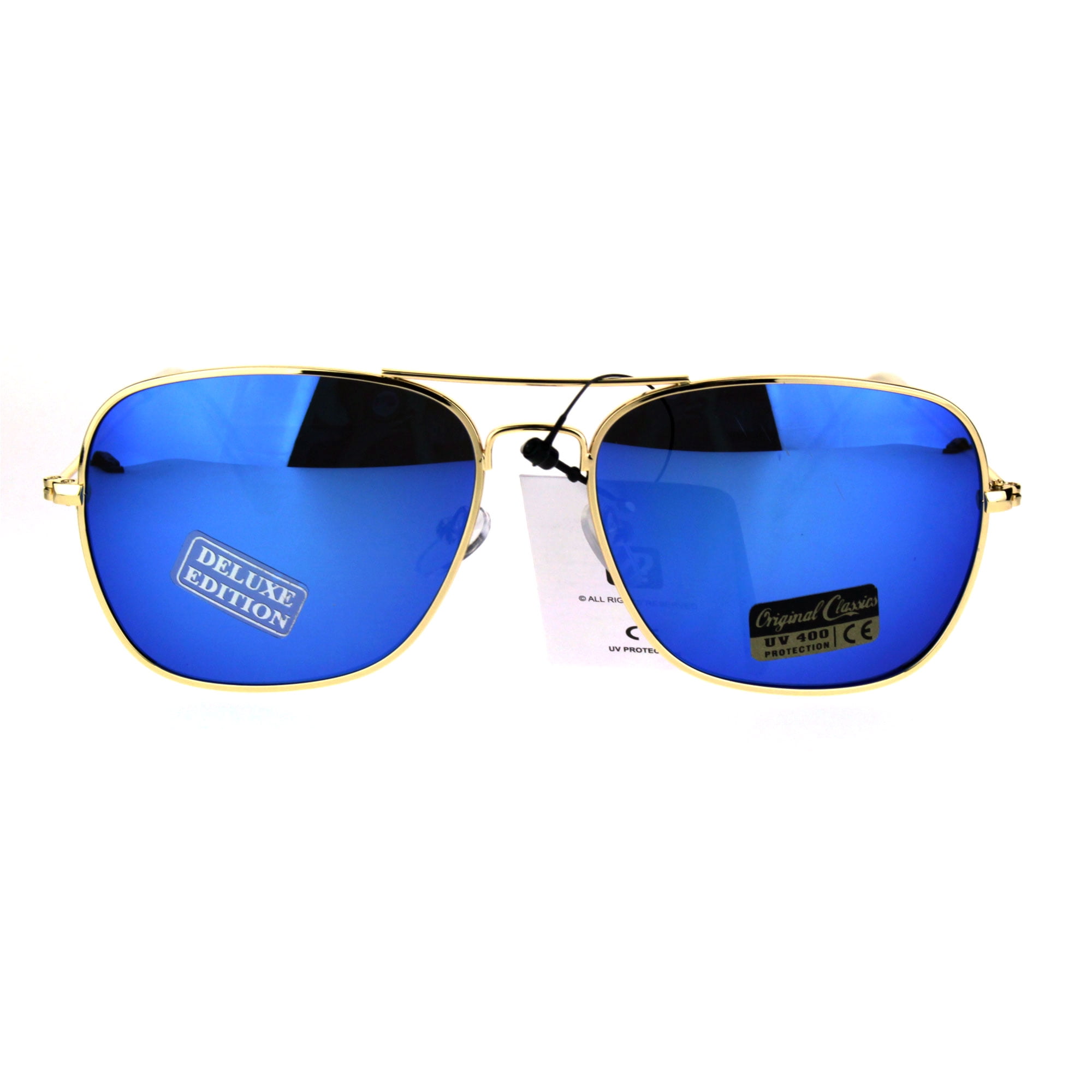 blue rectangle sunglasses