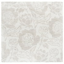 SAFAVIEH Jardin Tatjana Floral Area Rug, Ivory/Beige, 6' x 6' Square