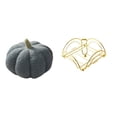 thumbnail image 1 of Juego de cojín de sofá con forma de calabaza de Halloween y servilletero de papel para decoración de dormitorio, hotel, bar, mesa de comedor, cafeterí, 1 of 8