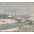 thumbnail image 2 of Elemír Halász-Hradil 17x15 Gold Ornate Wood Frame and Double Matted Museum Art Print Titled - Margecany Mill (1912), 2 of 4
