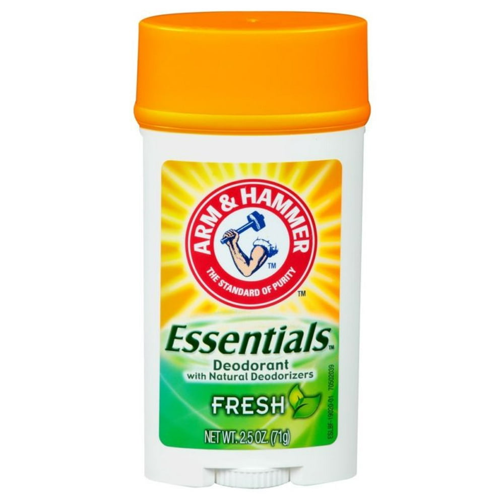ARM & HAMMER DEODORANT 2.5 Ounce ESSENTIALS FRESH (WIDE)