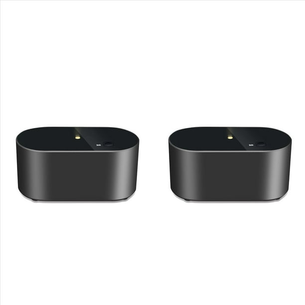 2X Difusor Sin Agua para Nebulizador de Aceites Esenciales, Minimáquina de Aromaterapia, Difusor Atomizador de Aromaterapia Negro.