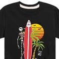 thumbnail image 3 of Nightmare Before Christmas - Ghost Dog Beach Surfer - Toddler And Youth Short Sleeve Graphic T-Shirt, 3 of 5