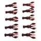 thumbnail image 5 of Cebos de Señuelos Blandos Artificiales 10 Piezas Cebos de un Anzuelo de Agua Dulce Vívidos Suaves Aparejos de Pesca para Pesca de Lubina ANGGREK  Otros, 5 of 8