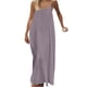 thumbnail image 3 of TaTaai Women's Backless Halter Maxi Dress Loose Fit Sleeveless Ankle Length Solid for Lounge Home Wear Casual Summer Daily Soft Gift, 3 of 8