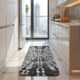 thumbnail image 4 of Black Tie Dye Pattern Kitchen Rug Mat,Kitchen Runner Rugs Non Skid Washable,Decorative Kitchen Floor Mats for Kitchen,Sink,Laundry,17"x47.2", 4 of 7