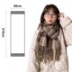 thumbnail image 2 of Bufanda a cuadros para mujer, bufandas de pashmina para otoño e invierno, para clima frío, cálidas, grandes, 2 of 5
