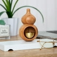 thumbnail image 3 of Gourd Wind Chime, Decorative Hanging Wind Bell For Home Garden, Soothing Sound Metal Wind Chime, Unique Gourd Shape Doorbell Ornament, Relaxing Garden Patio Decoration, 3 of 8