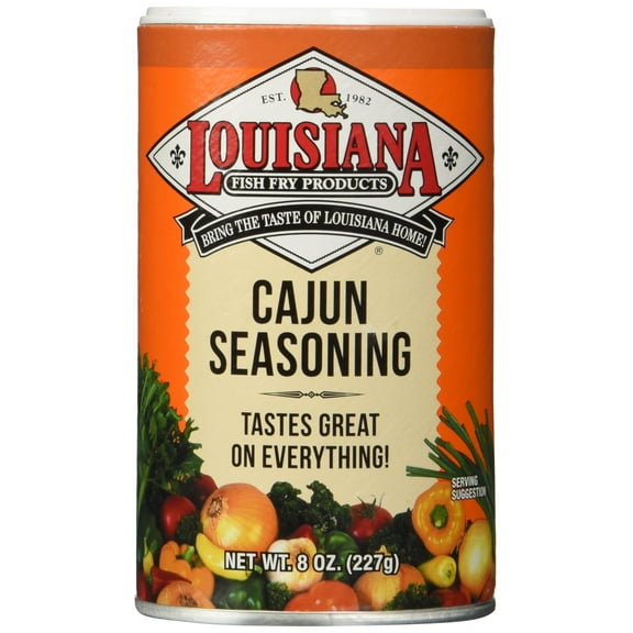 Louisiana Fish Fry Products JB28 Cajun Seasoning 8 Ounce