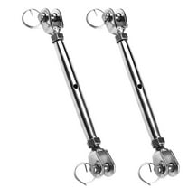 ULTNICE Turnbuckle Silver 2Set Buckle Tensioner 304 Stainless Steel