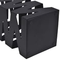 thumbnail image 3 of Black Square Umbrella Stand Storage Holder Walking Stick Steel 48.5 cm, 3 of 4