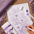 thumbnail image 6 of ROSYMENG 0.5-2mm Acrylic Soft Plastic Tip Painting Pens for Sketching, 6-Count, 6 of 12