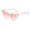 Pink, variant on ibiyuan Womens Sunglasses Polarized Women Girls Cute Heart Shape Sunglasses Fashion Cat Eye Retro Party Wedding Sun Glasses