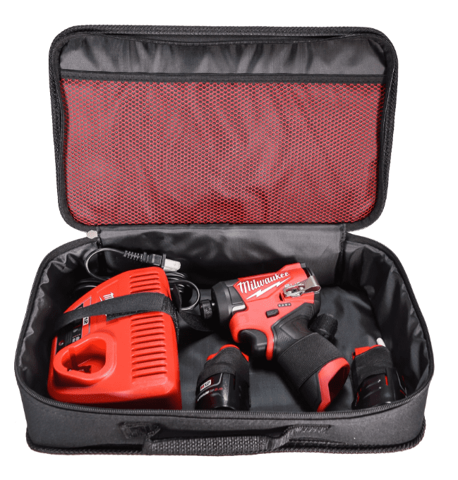 Milwaukee M12 FUEL 1/4" Hex Impact Driver Kit, 1500 in-lbs Torque, Integrated Tri-LED, with (2) 2.0Ah 12V Batteries, Model 3453-22