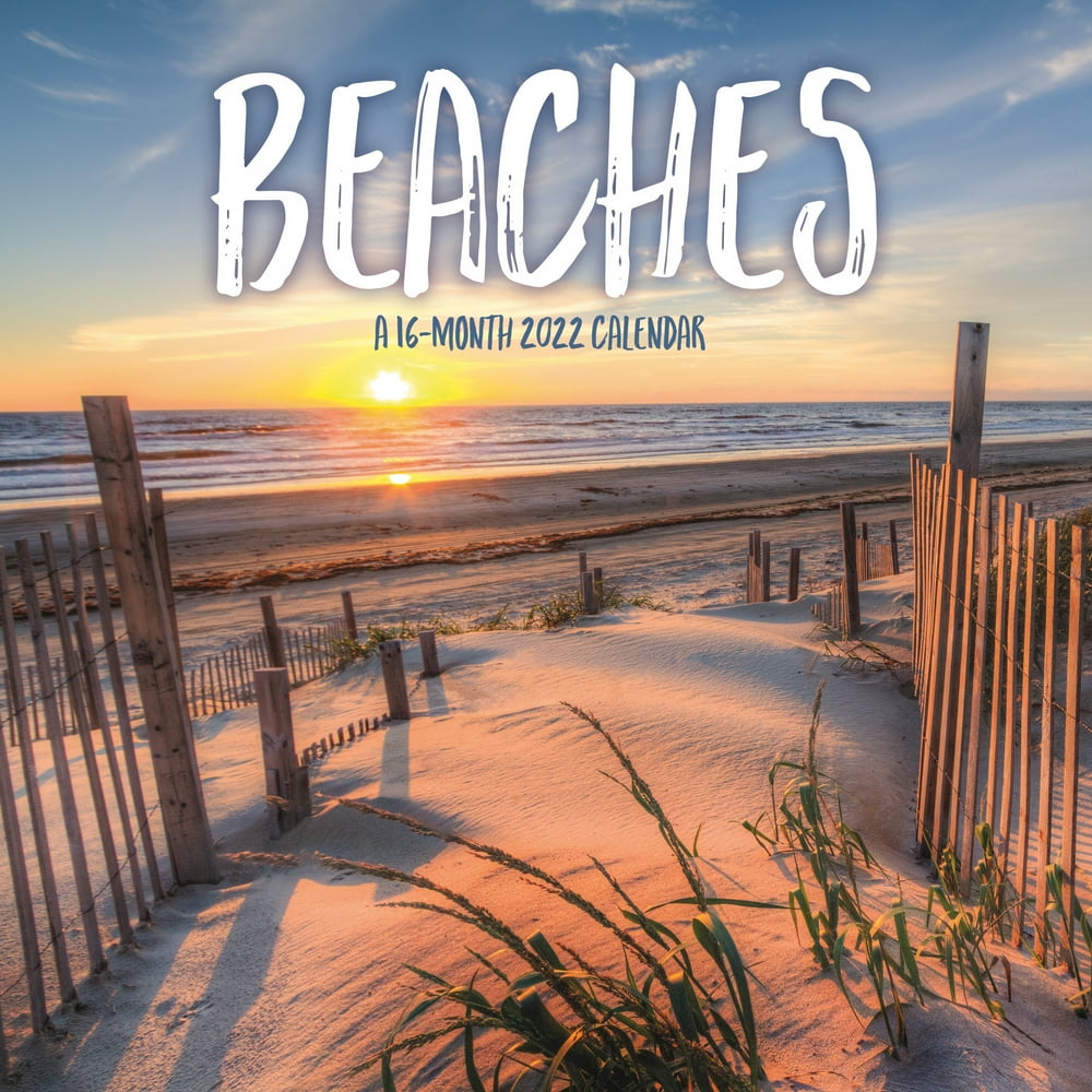 Trends International 2022 Beaches Mini Wall Calendar