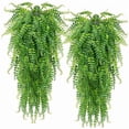 thumbnail image 2 of 8 Piezas Helechos Colgantes Artificiales, Plantas de Vid, Hiedra Falsa, Helecho de Boston, Planta Colgante, Plantas de Plástico Resistentes Una Los Rayos UV Al Aire Libre, 2 of 5