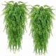 thumbnail image 2 of 8 Piezas Helechos Colgantes Artificiales, Plantas de Vid, Hiedra Falsa, Helecho de Boston, Planta Colgante, Plantas de Plástico Resistentes Una Los Rayos UV Al Aire Libre, 2 of 5
