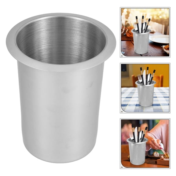 FOMIYES Stainless Steel Utensil Holder Kitchen Cooking Utensil Holder Kitchen Utensil Organizer
