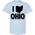 thumbnail image 3 of Inktastic I Love Ohio with State Silhouette T-Shirt, 3 of 5