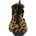 thumbnail image 3 of Sugar Womens Starrstruck Leopard Ballet  Flats Casual Shoes, 3 of 7