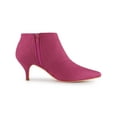 thumbnail image 3 of Unique Bargains Women's Pointed Toe Kitten Heel Ankle Boots, 3 of 7