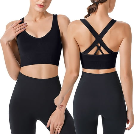 Baodmurt Push Up Sports Bras for Women Lounge & Sleep Sport Lingerie  Underwear  Black 32ABC