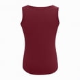 thumbnail image 5 of Paguaki Tank Tops for Women Summer Casual Camisole Tops Ribbed Sleeveless Henley Shirts Basic Clothing, 5 of 5