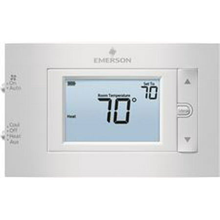 EMERSON??? 80 SERIES??? NON-PROGRAMMABLE HEAT PUMP, 4.5 IN. DISPLAY, 2 HEAT / 1 COOL, DUAL FUEL