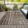 thumbnail image 6 of Addison Rugs Chantille Indoor/Outdoor Transitional Stripes Brown Washable Rectangle Rug, 2'6" x 3'10", 6 of 6