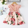 thumbnail image 4 of Esaierr Kids Baby Summer Dresses for Girls Flower Short Sleeve 12M-8Years,Infant Ruffles Dresses Casual Party Dresses Toddler Girls Skirt Dress, 4 of 8