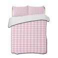 thumbnail image 2 of Pink Twin XL Size Down Alternative Comforter, Lightweight Comforter Quilt Bedding Set with Pillow Shams Country French Rustic Buffalo Plaid Modern Art All Seasons Bed Comforter Duvet Insert 68"x98", 2 of 7