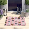 thumbnail image 2 of Pit Bull Terrier Flannel Non Slip Door Rugs,Washable Door Mats Indoor,Decorative Door Mats,Dirt-Resistant and Absorbent Doormat for Entrance,Bedroom,Kitchen,Bathroom,31.5x17in(80x43cm), 2 of 4